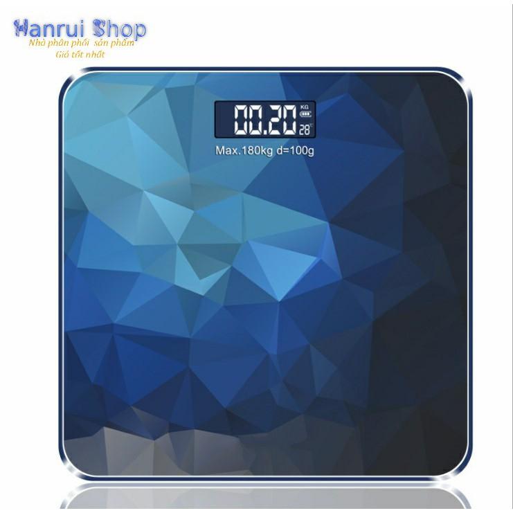 Cân điện tử sức khỏe và đo nhiệt độ môi trường cao cấp Blue Diamond - ShopToro - AsiaMart