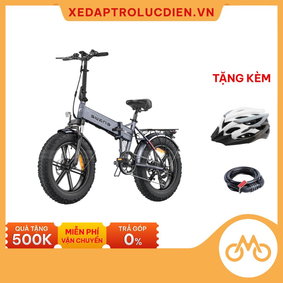 Xe Đạp Điện Trợ Lực Engwe EP-2 PRO - Xe Đạp Bánh Béo Gấp Gọn - Tốc Độ Tối Đa 48km/h