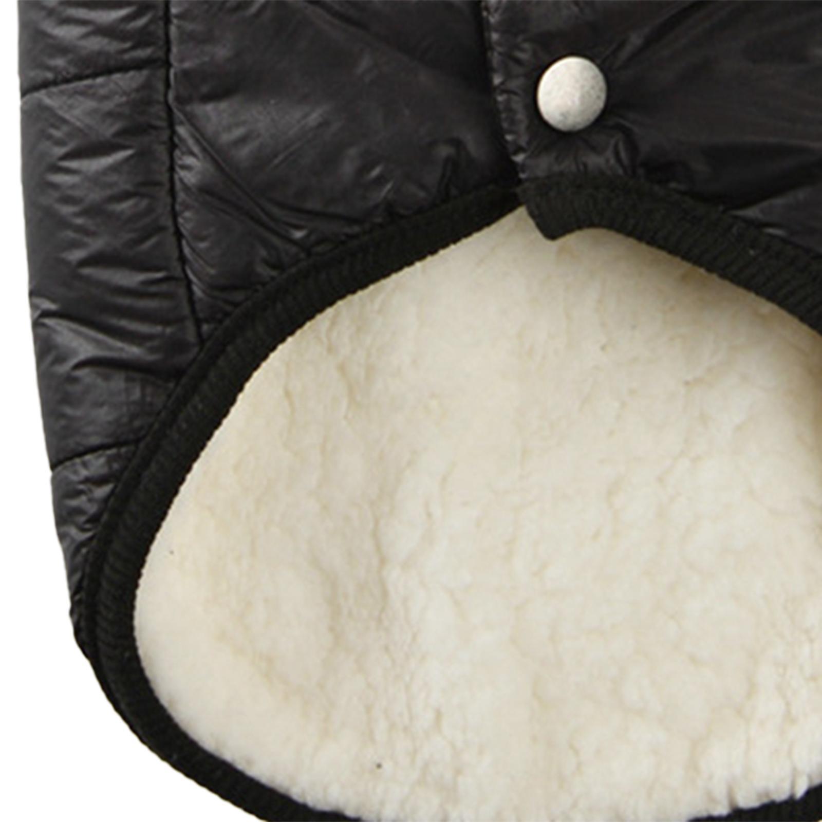 Dog Warm Winter Sweater Coat, Fleece Lined Warm Dog Jacket Cold Coat Small Dogs Warm Garment Winter Sweatshirt Apparel