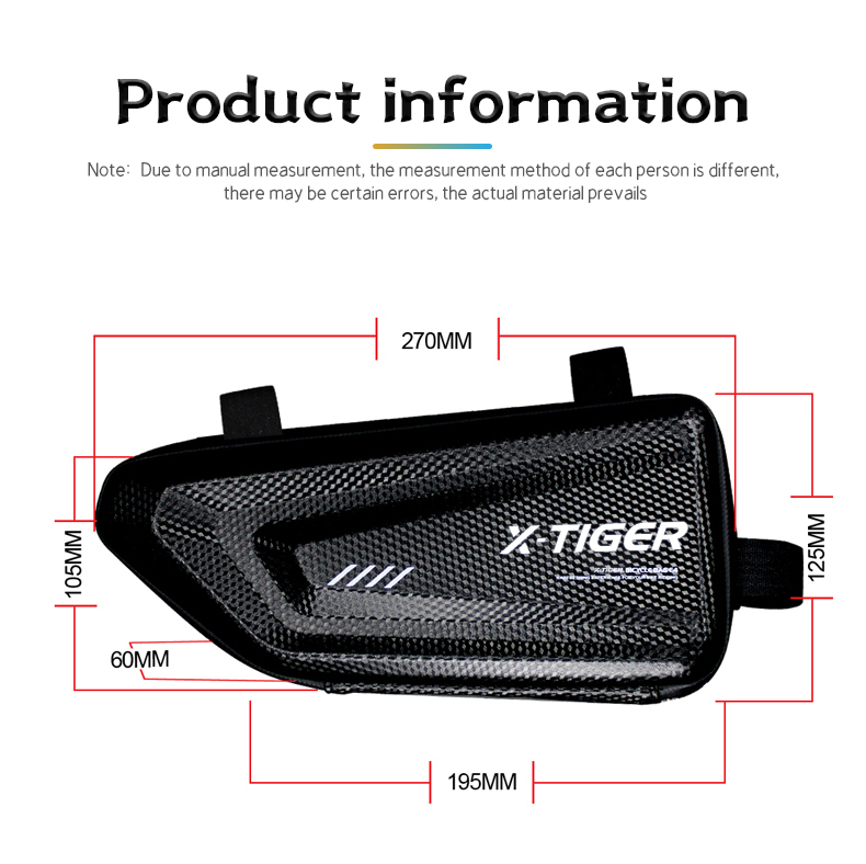 X-TIGER Corner Túi Lưu Trữ Cho Phụ Kiện Đi Xe Đạp Không Thấm Nước