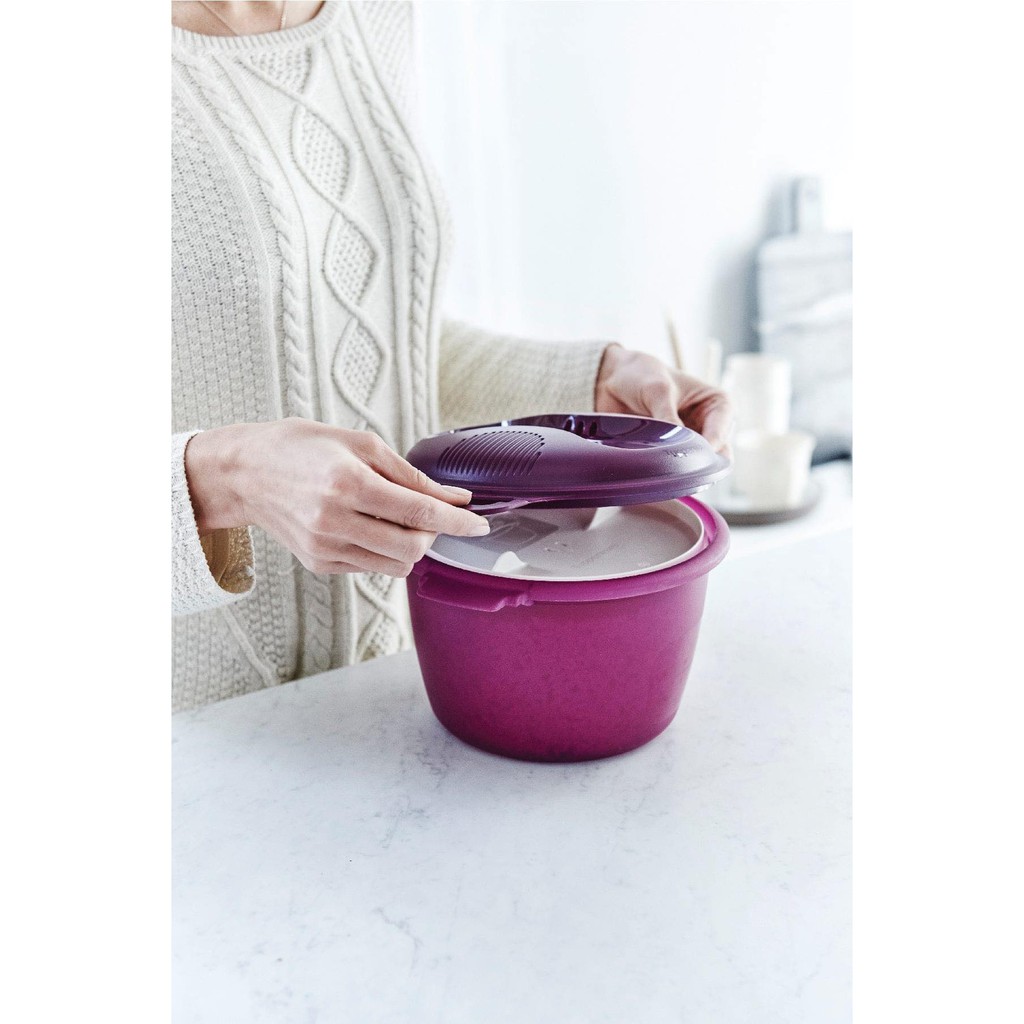 Nồi nấu cơm trong lò vi sóng trong 15 phút Rice Maker - Tupperware chính hãng từ Đức