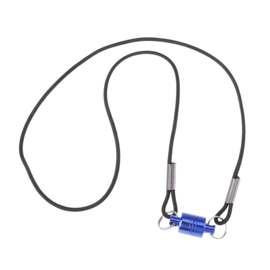 Magnetic Net Release Holder Keeper with Lanyard for Fly Fishing