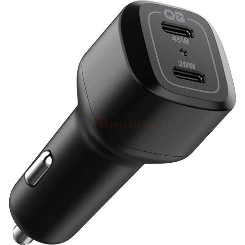 Cốc sạc xe hơi Spigen ArcStation Car Charger PC2000 2Type-C 65W ACP02562 - Hàng chính hãng