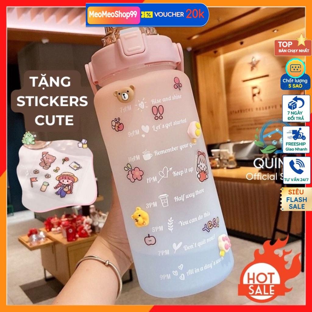 Bình nước 2 lít giảm giá 50% tặng kèm stecker và khay đá 36 viên khi mua 2 bình