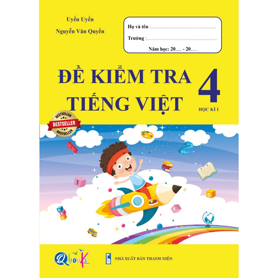 Sách - Combo Đề Kiểm Tra Toán và Tiếng Việt 4 - Học Kì 1