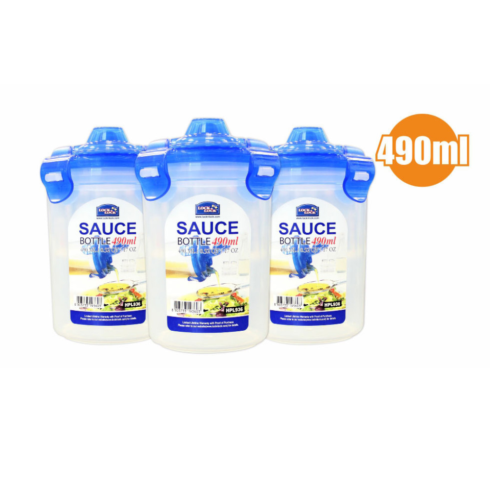 Hộp Bảo Quản Thực Phẩm, Đựng Dầu Ăn, Giấm Kín Hơi Lock&amp;Lock HPL936 490ml