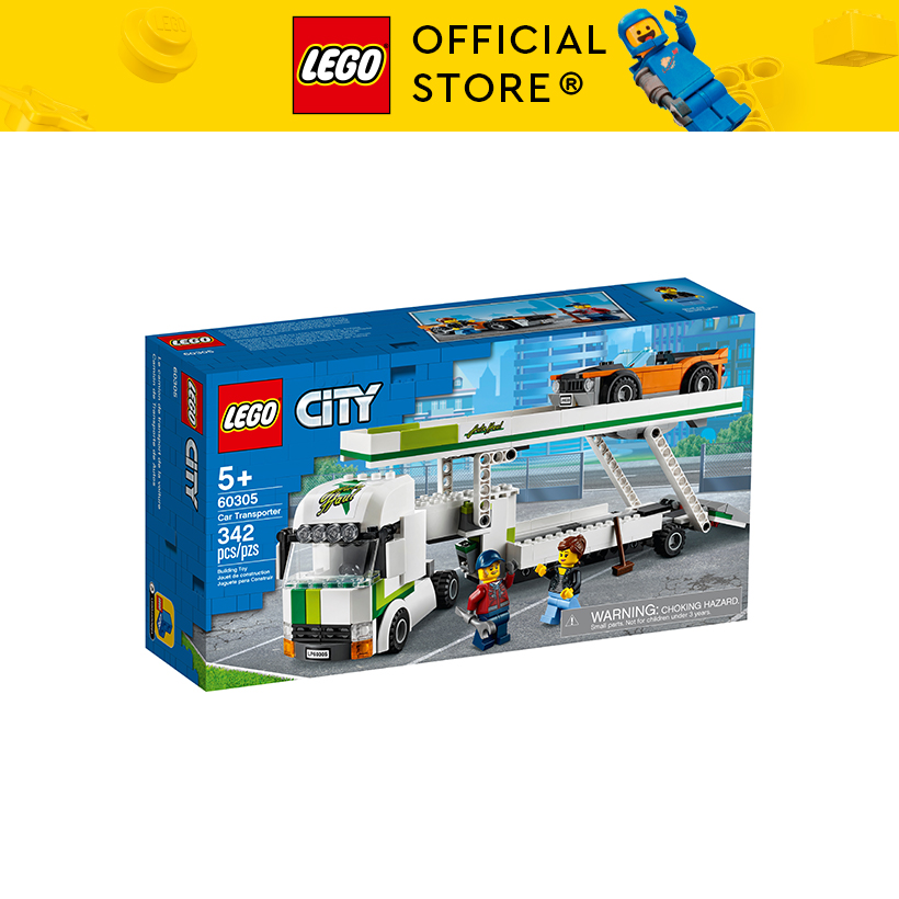 Đồ Chơi Lắp Ráp LEGO City Xe Kéo Vận Chuyển Ô Tô 60305 Cho Bé Trên 5 Tuổi