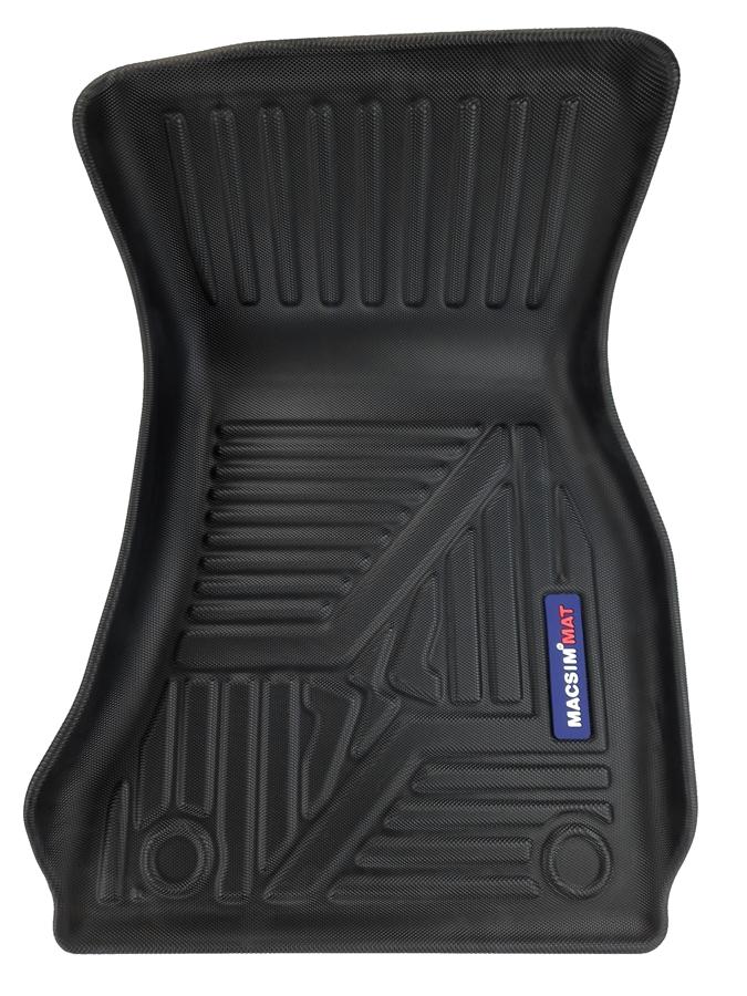 Thảm lót sàn ô tô BMW 7 series 2016 - 2020 Nhãn hiệu Macsim chất liệu nhựa TPV cao cấp màu đen