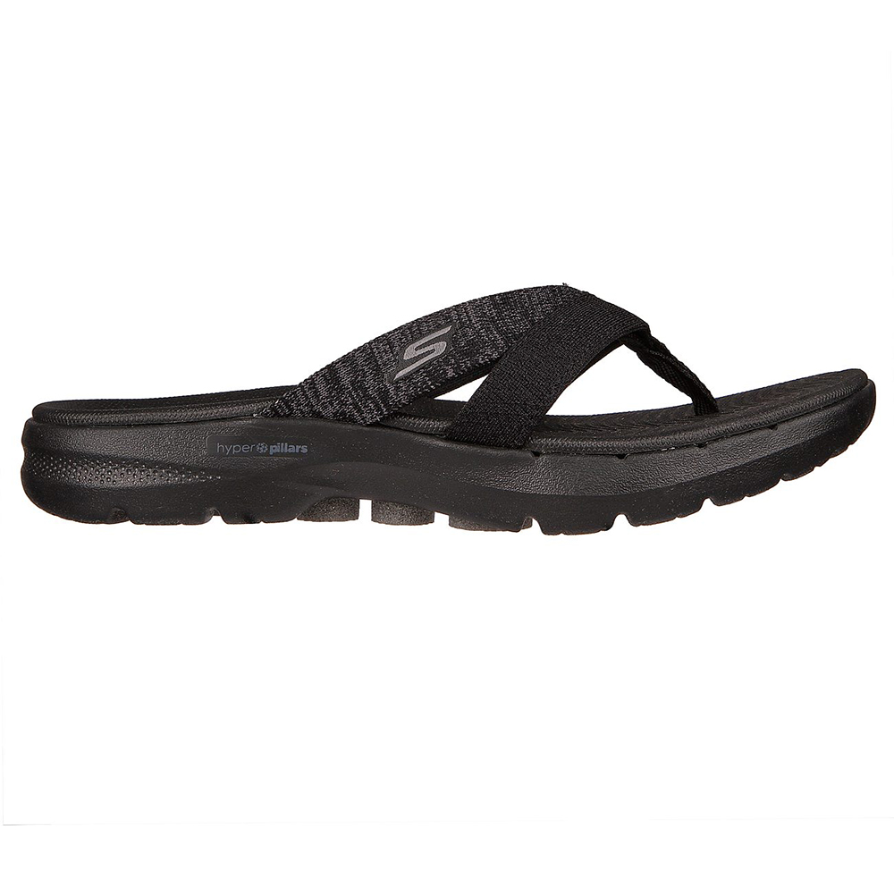 Skechers Nữ Dép Xỏ Ngón Gowalk 6 Sandal - 141010-BKGY