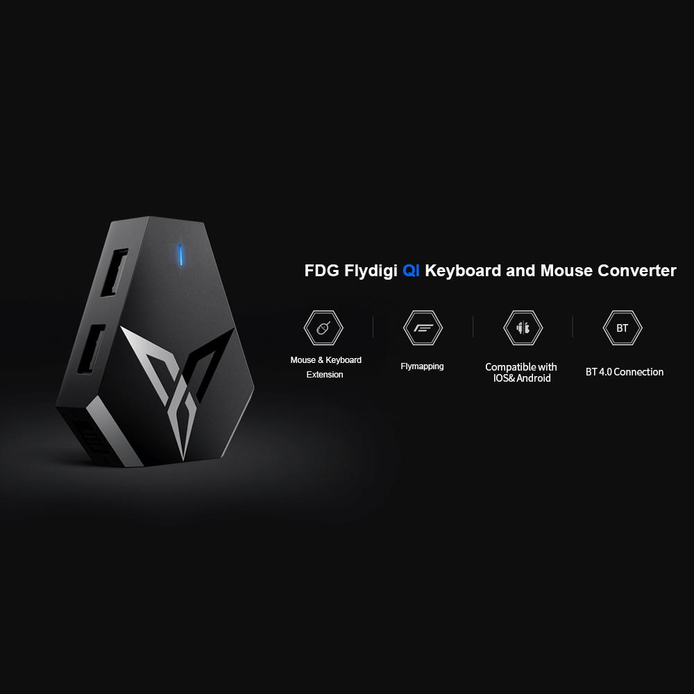 Cổng chuyển đổi Flydigi Q1 nhỏ gọn, Độ trễ thấp, bluetooth 4.0 Tương thích với bàn phím, chuột
