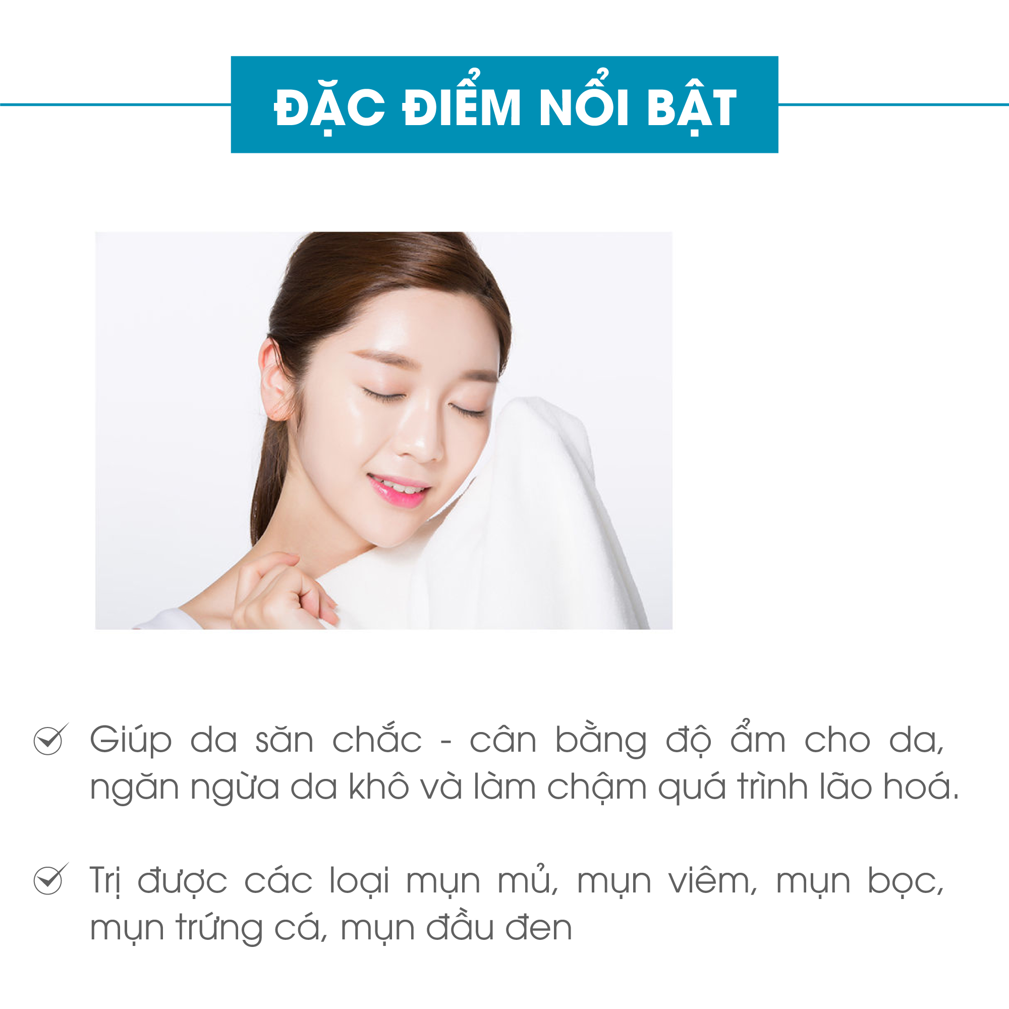 Bộ ngừa mụn da mặt Truesky Premium M01 gồm 1 serum ngừa mụn tràm trà 20ml + 3 miếng mặt nạ giấy tế bào gốc Truesky