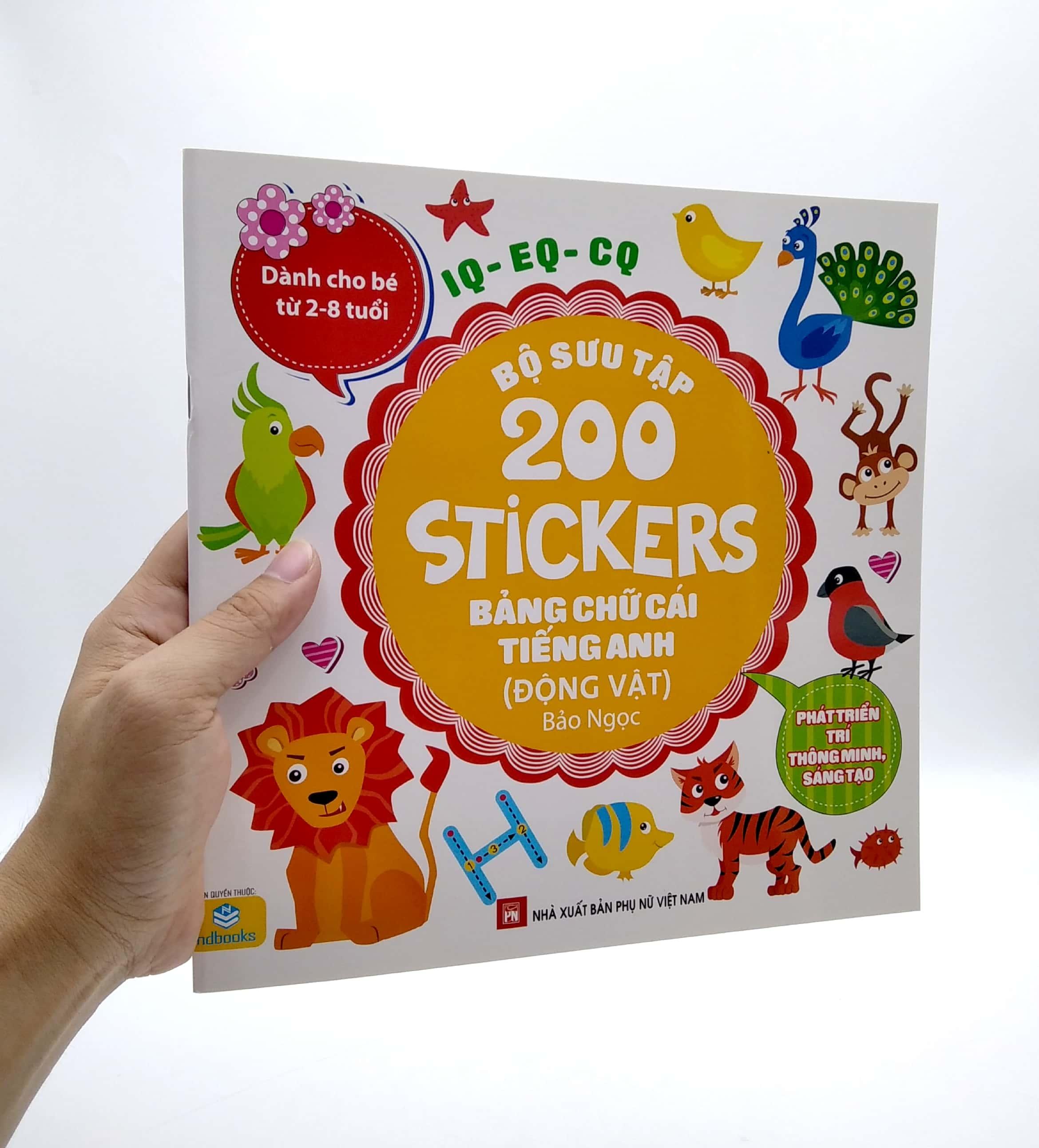 Bộ Sưu Tập 200 Stickers - Bảng Chữ Cái Tiếng Anh (Động Vật)