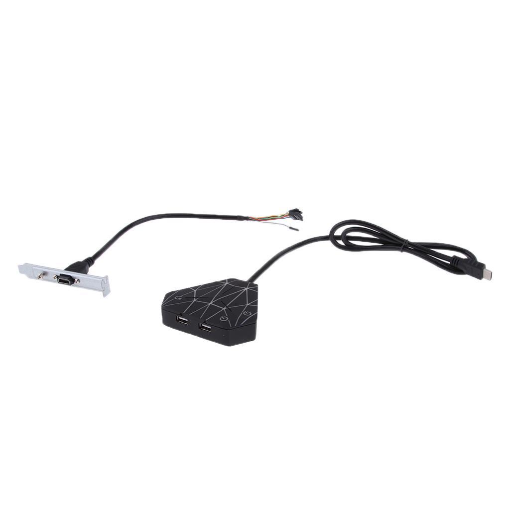 Desktop Computer  /off Reset Button/Dual USB Port