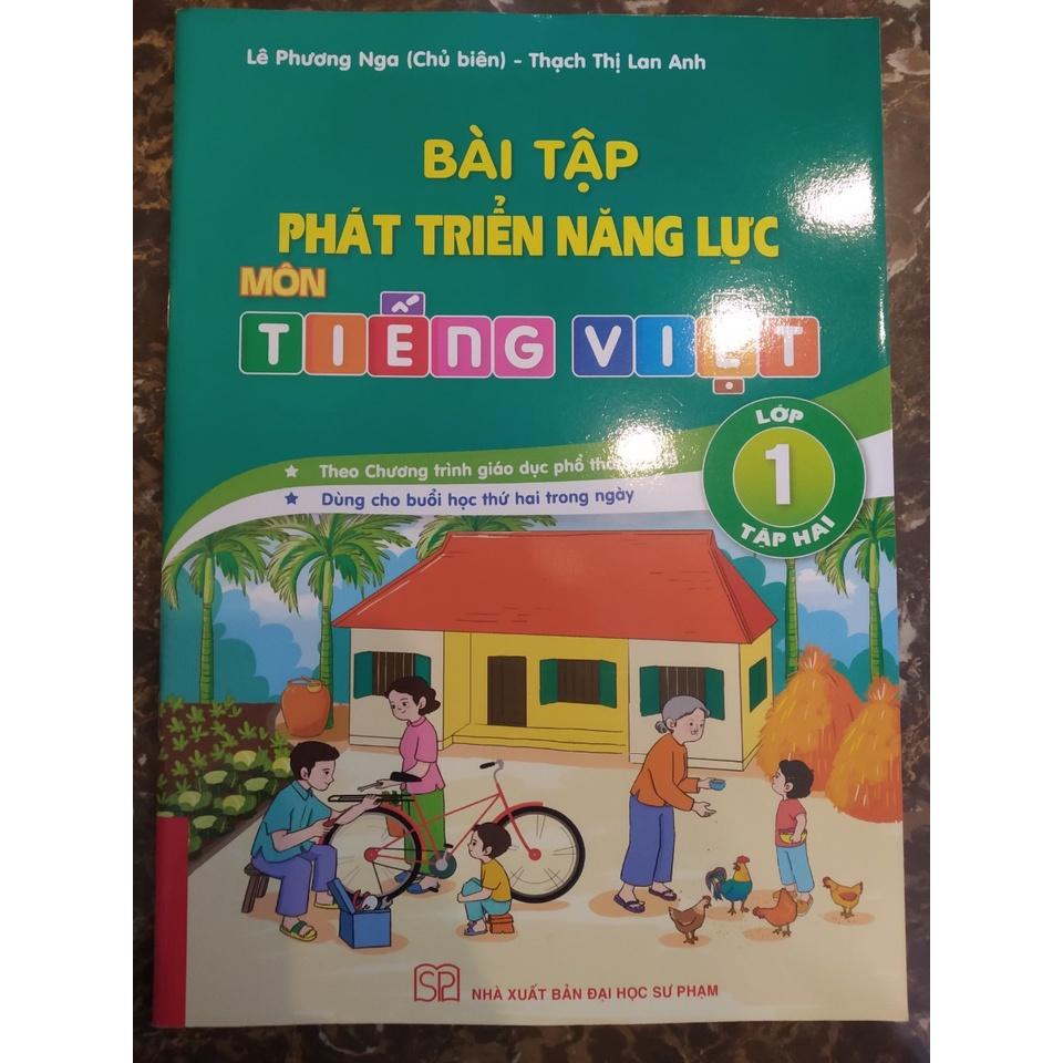 Sách - Bài tập phát triển năng lực môn Tiếng Việt Lớp 1 Tập 2
