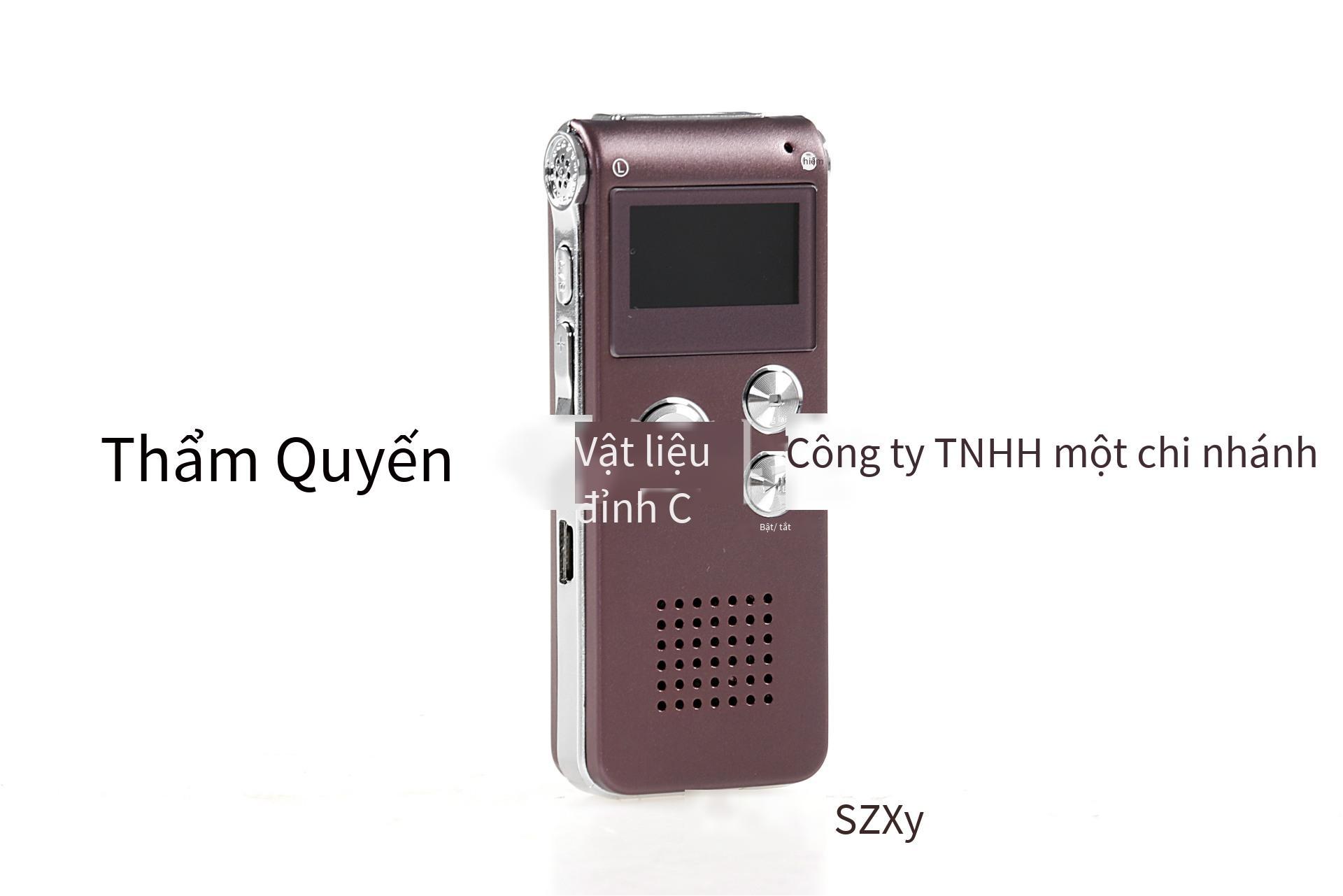 Giá đặc biệt Giảm tiếng ồn cấp độ A độ nét cao thời gian kích hoạt bằng giọng nói Bộ bút ghi âm MP3 học tập 8G