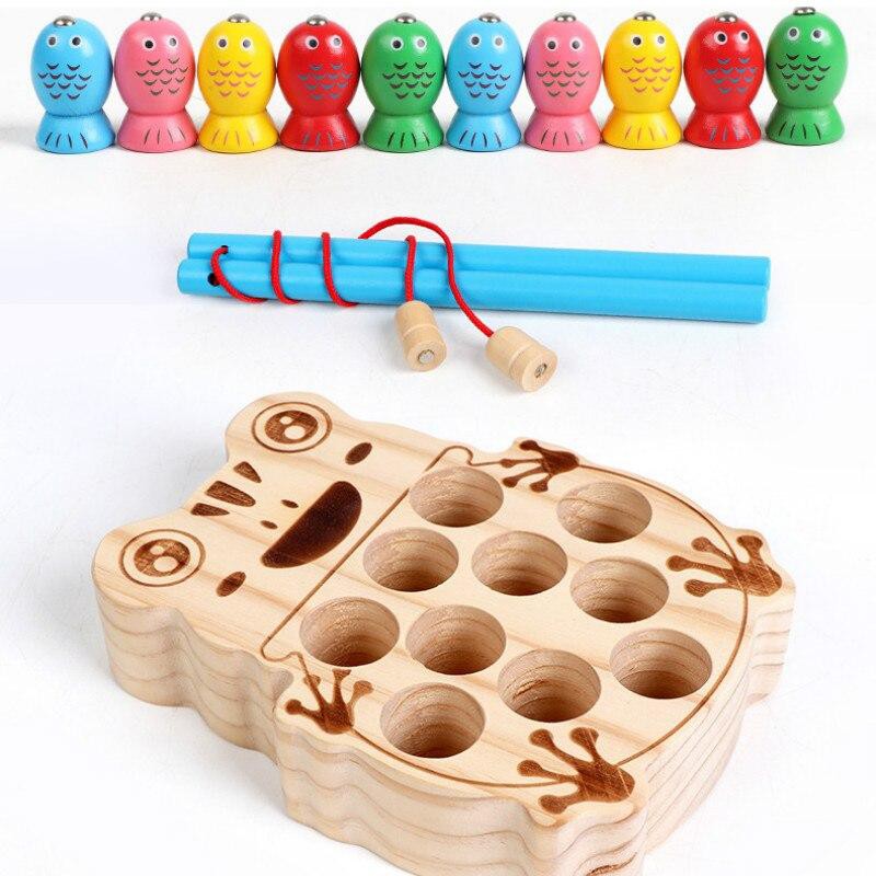 ĐỒ CHƠI CÂU CÁ BẰNG GỖ THÔNG MINH