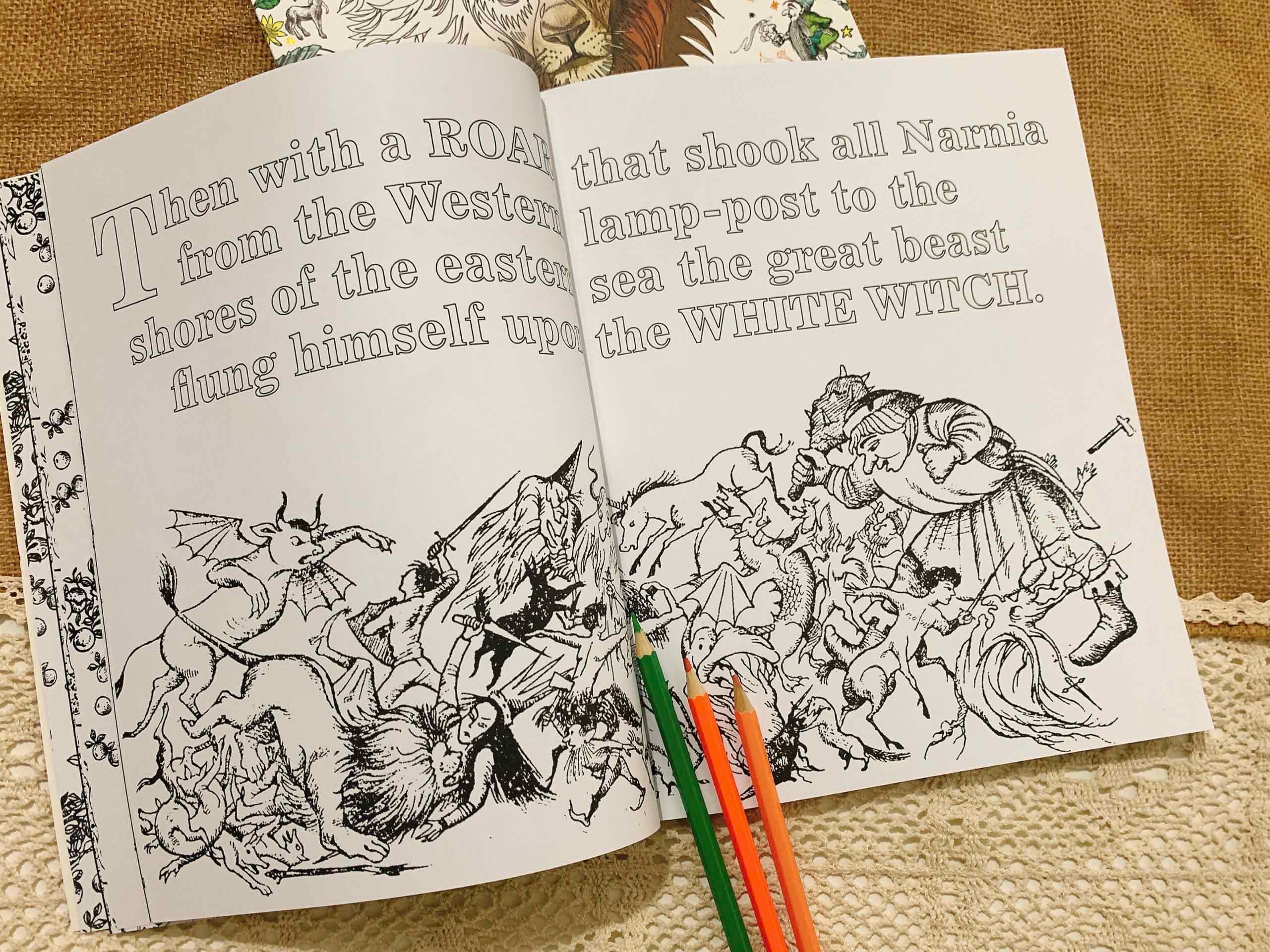 The Chronicles of Narnia Colouring Book