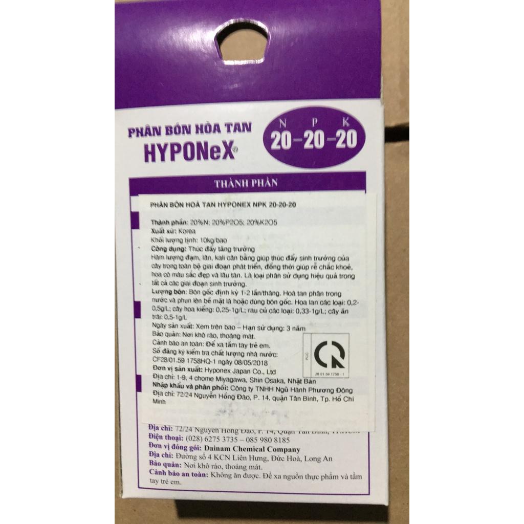Phân bón Hyponex NPK 30-10-10-10, 20-20-20 , 10-30-20 gói 50gr