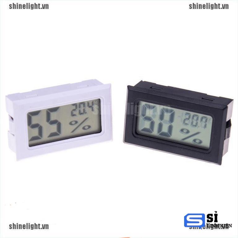 Máy đo độ ẩm ướt nhiệt mini tích tụ màn hình hiển thị LCD nhân viên nghệ thuật chỉnh sửa số