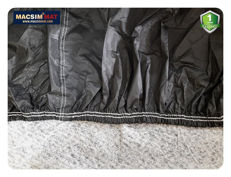 Bạt phủ cao cấp ô tô Toyota Camry thương hiệu Macsim sử dụng trong nhà và ngoài trời chất liệu Polyester - màu đen và mà