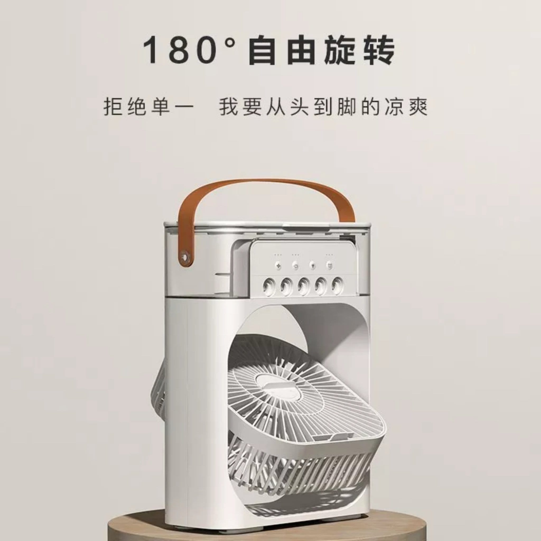 QUẠT PHUN SƯƠNG ĐỂ BÀN 5 BEC PHUN SƯƠNG SIZE LỚN - HÀNG CHÍNH HÃNG