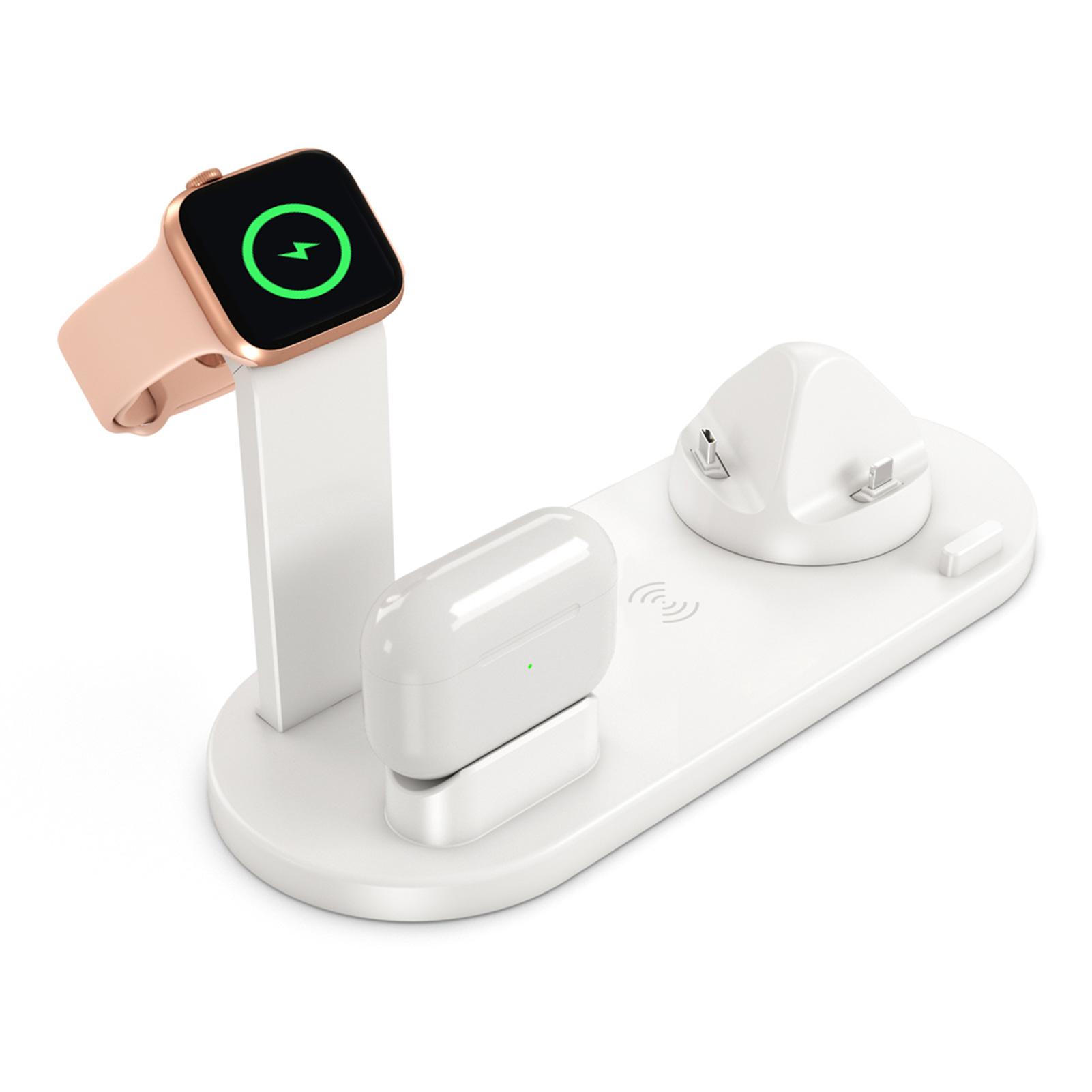 Chân Đế Sạc Không Dây 4 Trong 1 Sạc Được Airpods Phone12 11 X Xr Xs Samsung Galaxy S9 S8 Iwatch 5 4 3 2 1