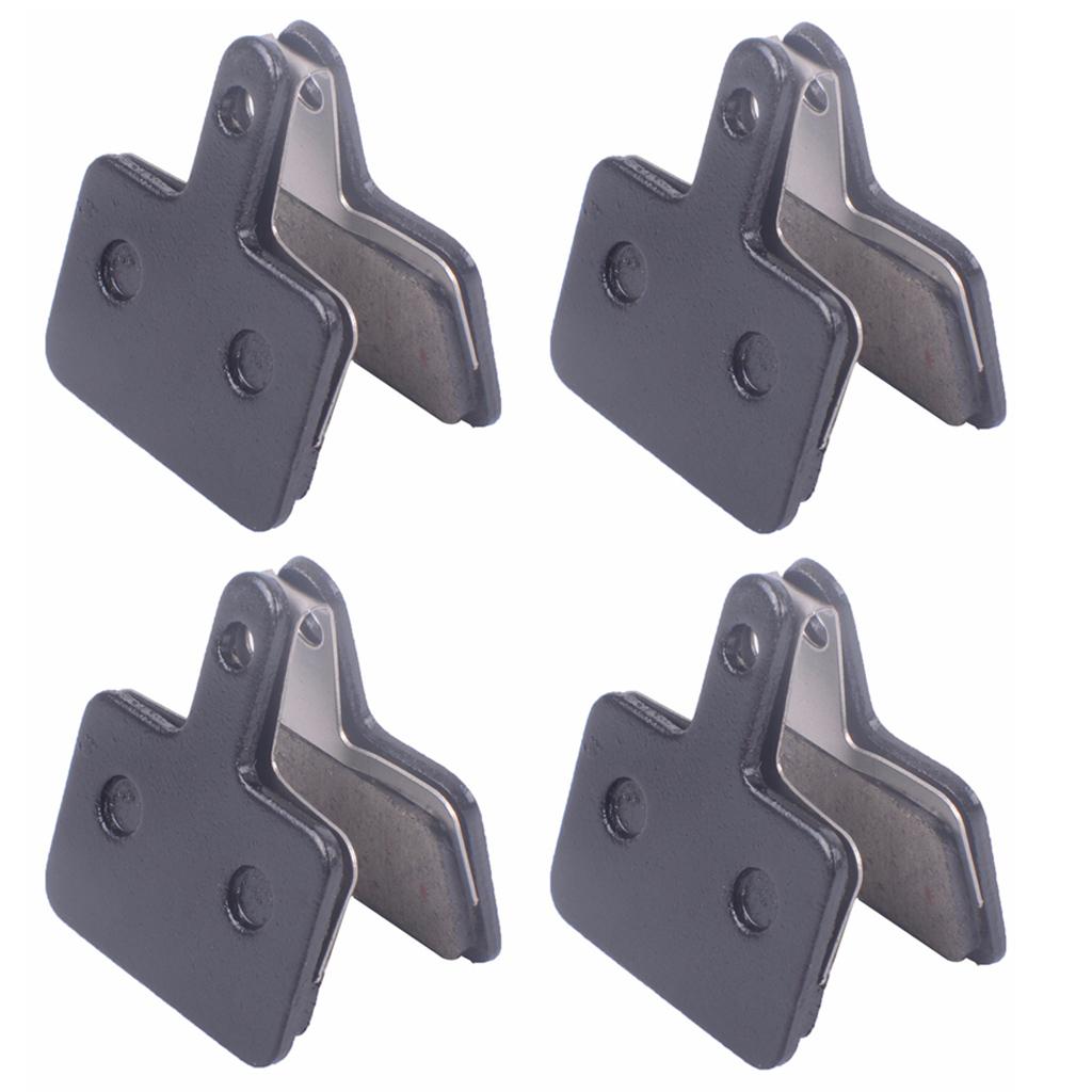 4 Pair Bike Disc Brake Pads Caliper Semi-Metal Resin Bike Components