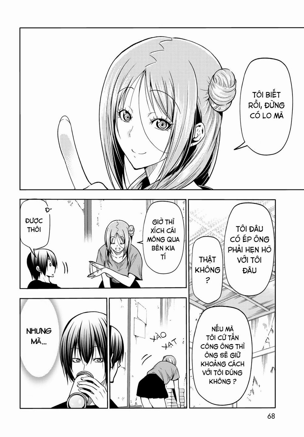cô gái thích lặn - grand blue chapter 71.1 12