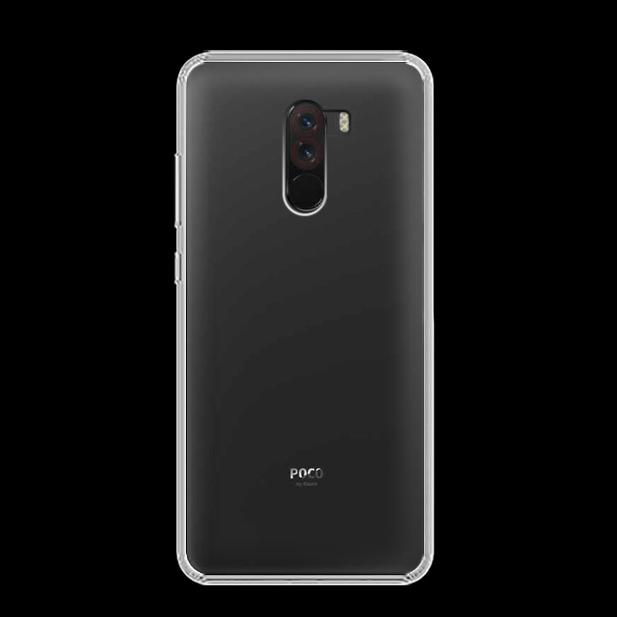 Ốp lưng dẻo silicone trong suốt dành cho Xiaomi Pocophone F1