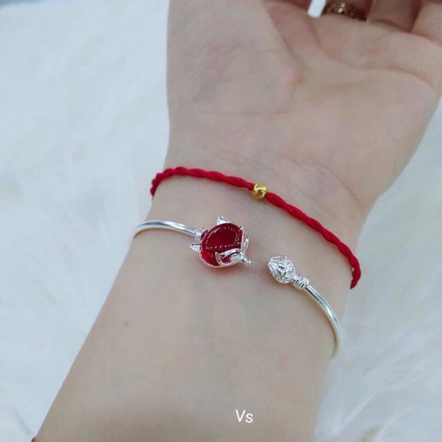 Lắc cứng đầu hồ ly đủ màu theo mệnh