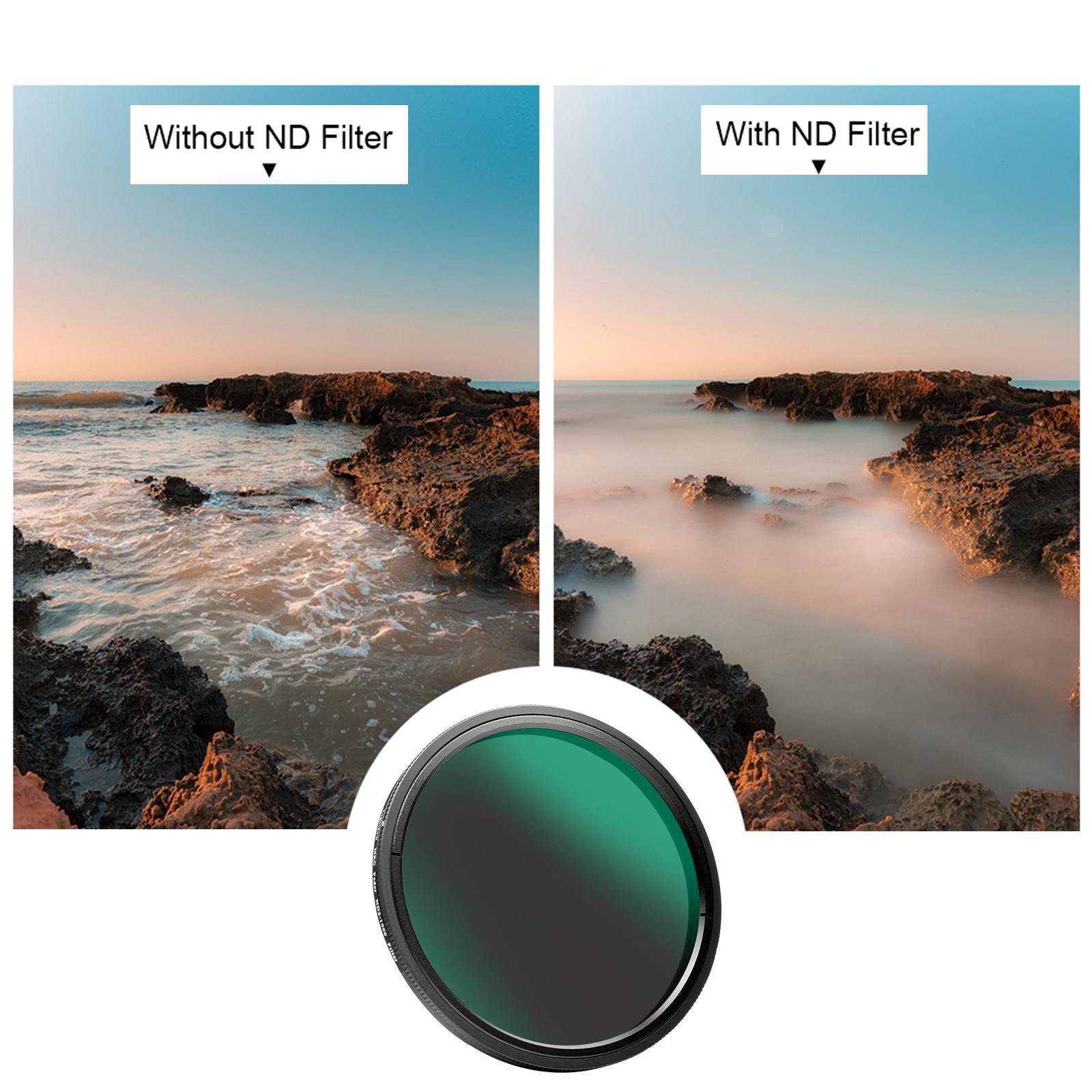 To ND1000 Filter for Camera Providing A Silky Smooth Effect 52mm