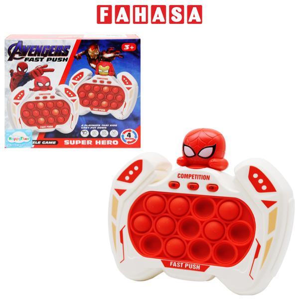 Máy Chơi Game Pop It Avengers - Spider Man 9770 (253A) - Màu Đỏ