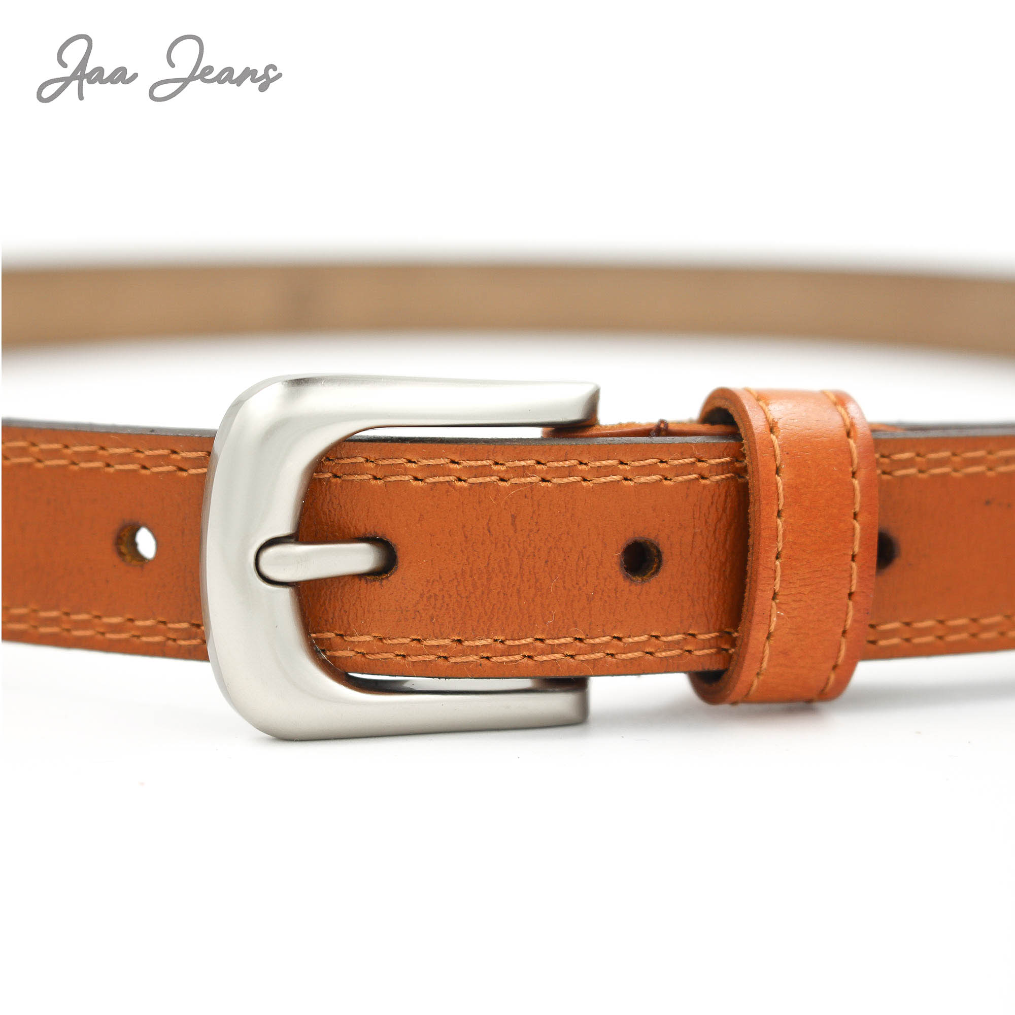 Dây Lưng Nữ Khóa Classic Genuine Grain Leather Aaa Jeans