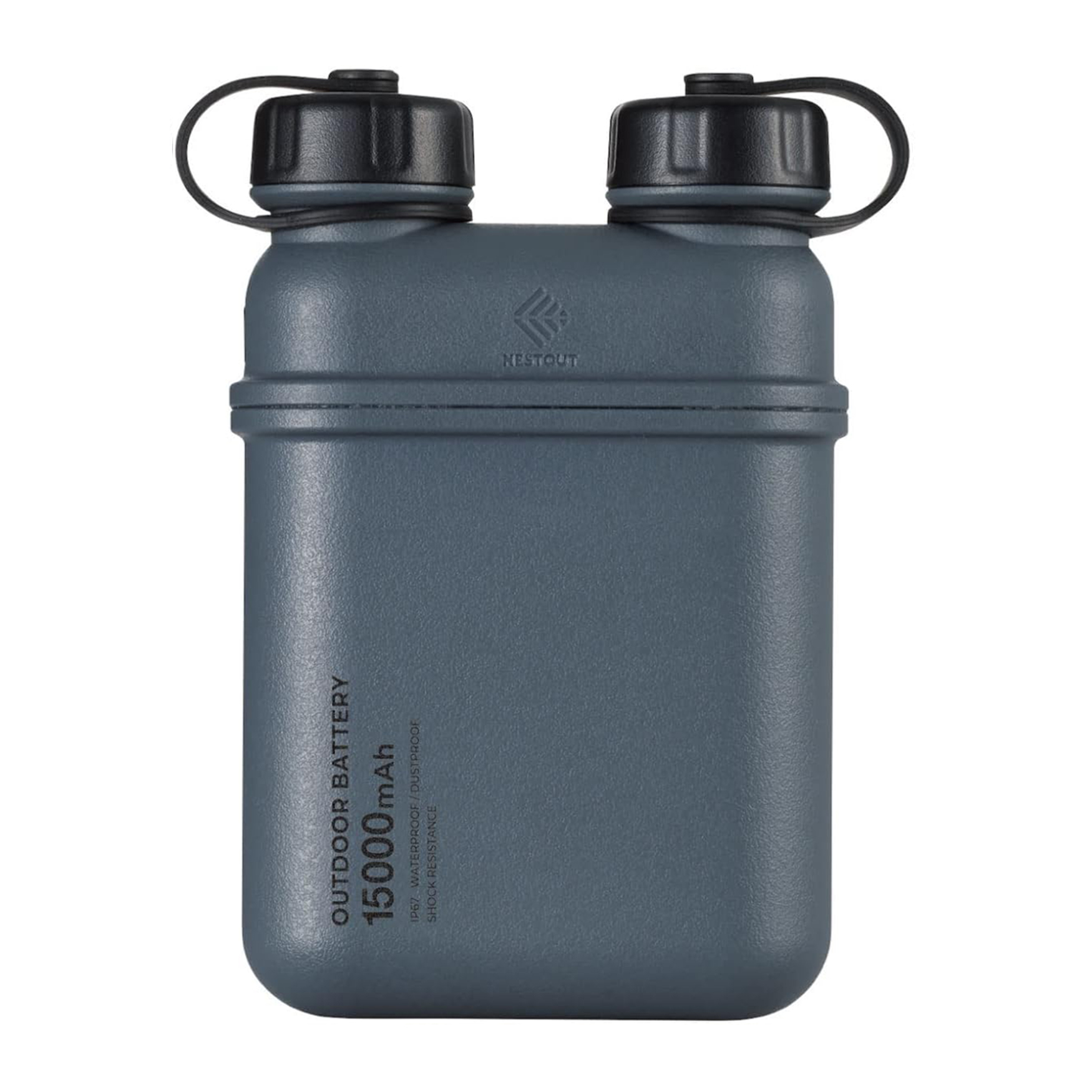 COMBO Pin Dự Phòng 15000 mAh Và Đèn LED Dã Ngoại 12W NESTOUT