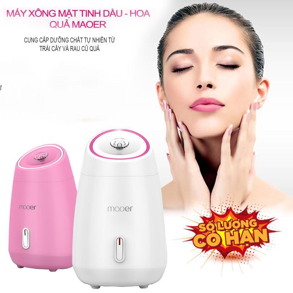 Máy Xông Mặt, Máy Xông Hơi Mặt Maoer Xông Đa Năng Các Loại Tinh Dầu Hoa Quả Thảo Dược