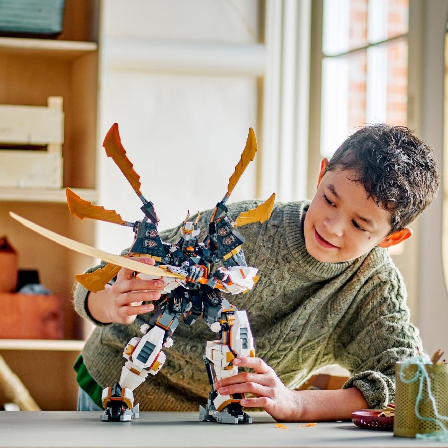 LEGO NINJAGO 71821 Đồ Chơi Lắp Ráp Chiến Giáp Rồng Titan Của Cole (1055 chi tiết)