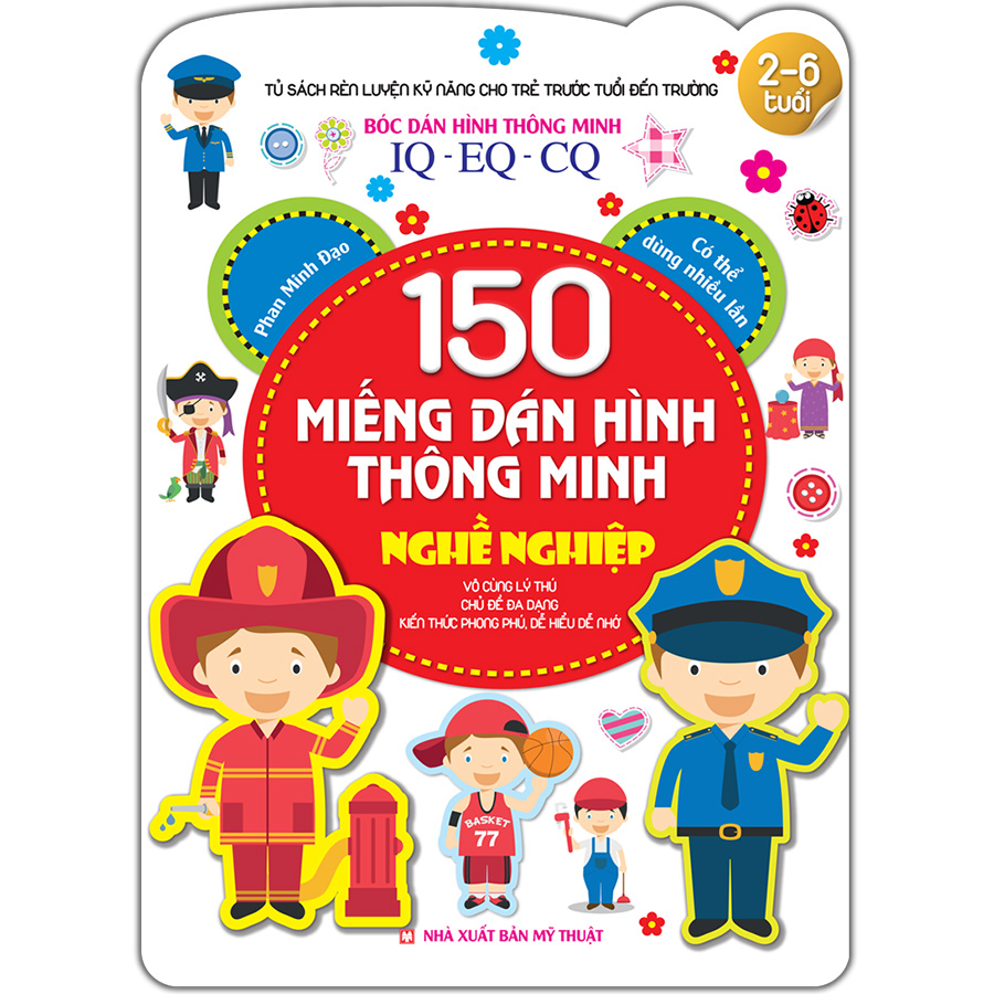 150 Miếng Dán Hình Thông Minh - Nghề Nghiệp