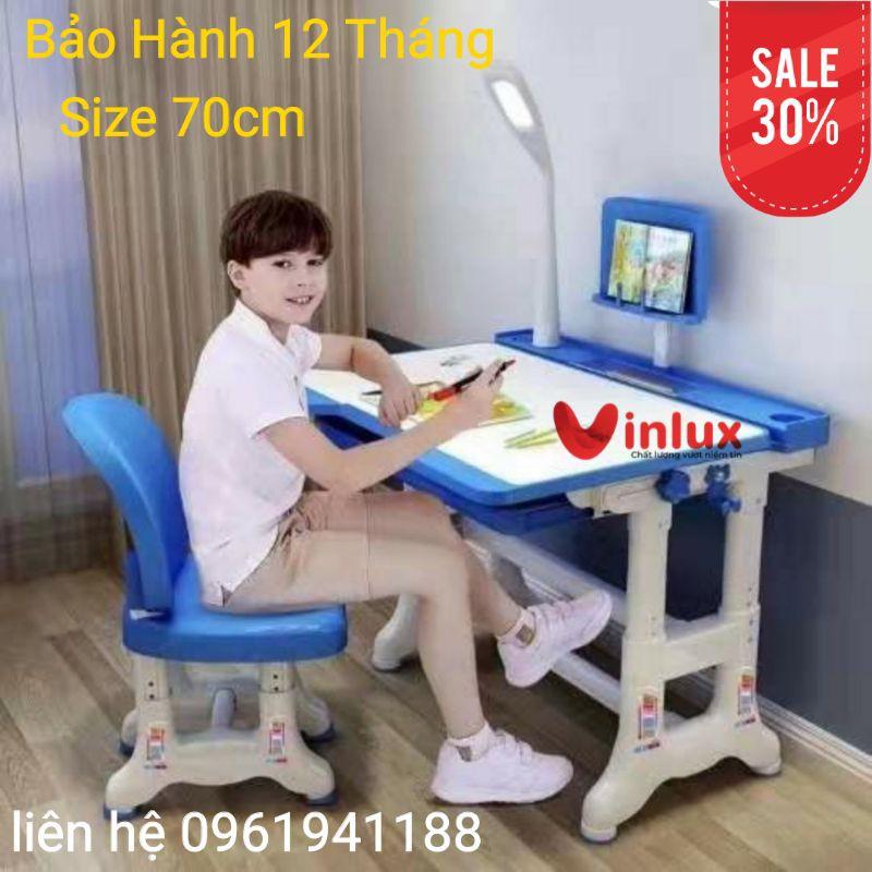 ( Size 70) Bàn Học Chống Gù Chống Cận Thông Minh B02 ( Có Kẹp Sách Và Đèn Led)