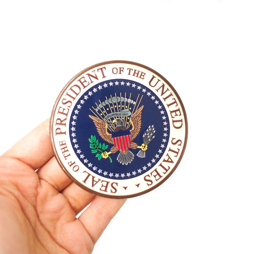 Seal of the President of the US - Sticker hình dán metal kim loại 3D