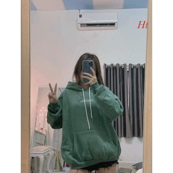 Áo hoodie Cotton 2 dòng chữ H2A