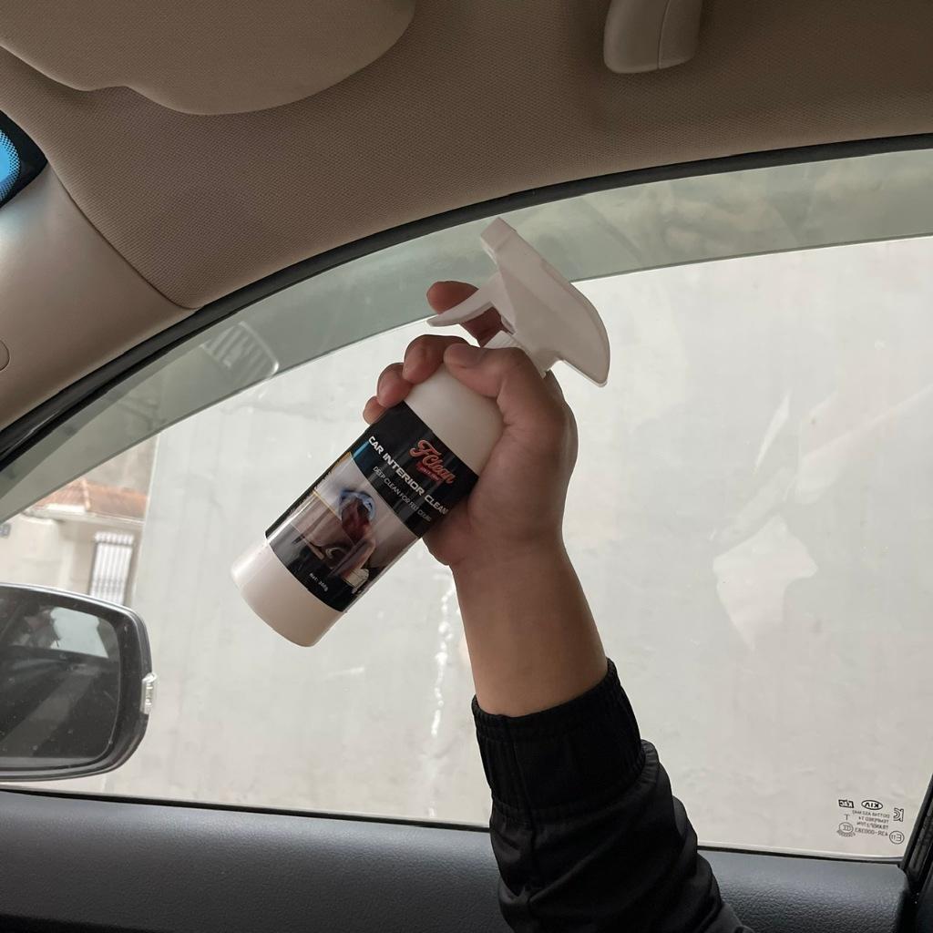 Chai xịt tẩy nội thất bọc nỉ ô tô, ghế sofa nỉ, ghế ô tô, trần bọc nỉ văn phòng F CLEAN chuyên dụng