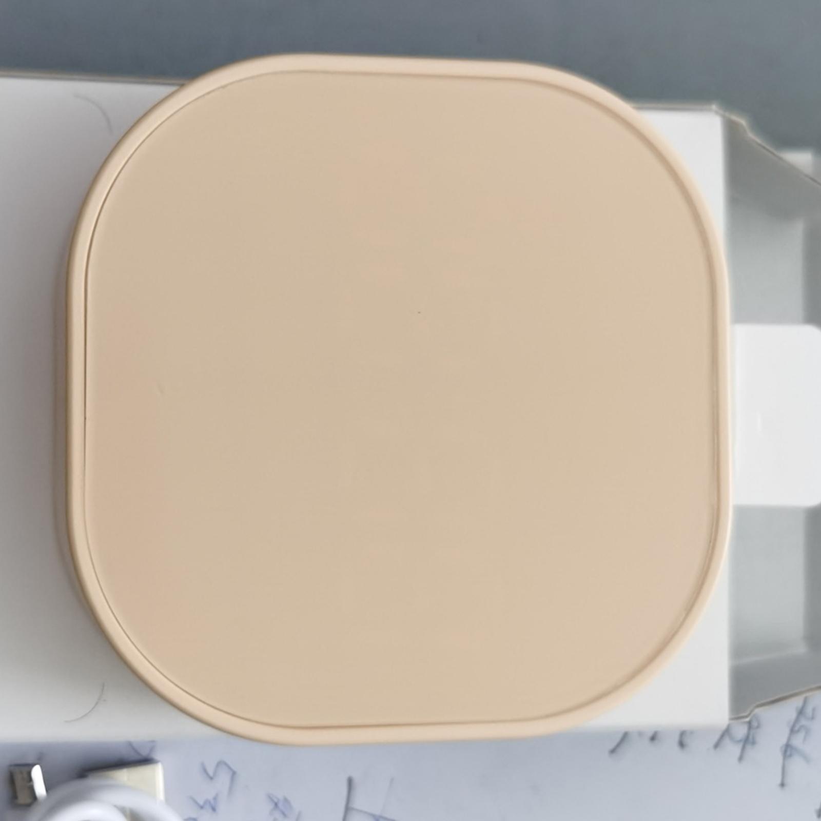 Small Square Bedside   Clock ic with Snooze  Pink