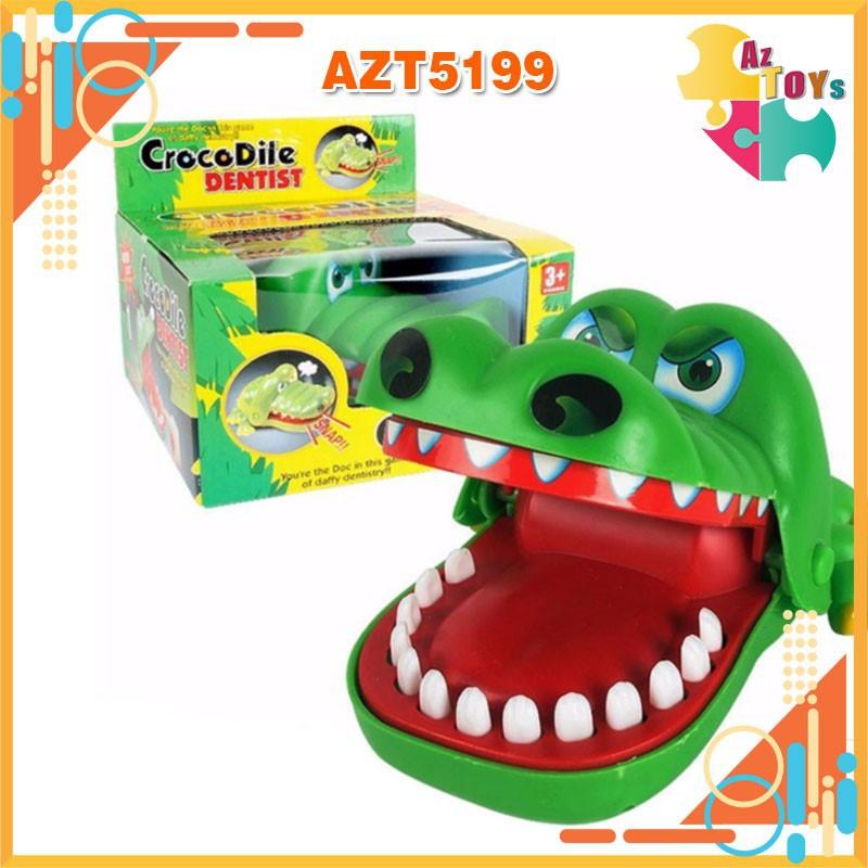 Đồ Chơi Cá Sấu Cắn Tay Crocodile Dentist Bằng Nhựa Cỡ Lớn - AZT5199