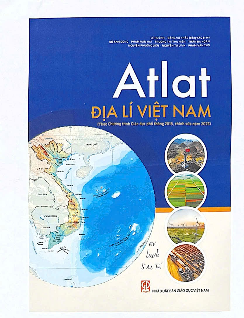 Sách - Atlat địa lí việt nam (theo chương trình giáo dục phổ thông 2018, chỉnh sửa năm 2025)