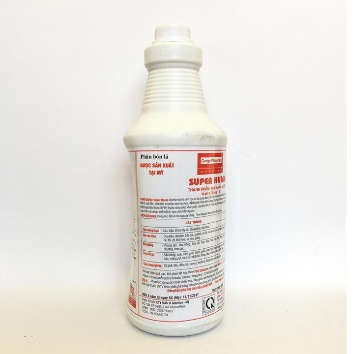 Phân bón humic SUPER HUME chai 500ml nguyện liệu nhập Mỹ