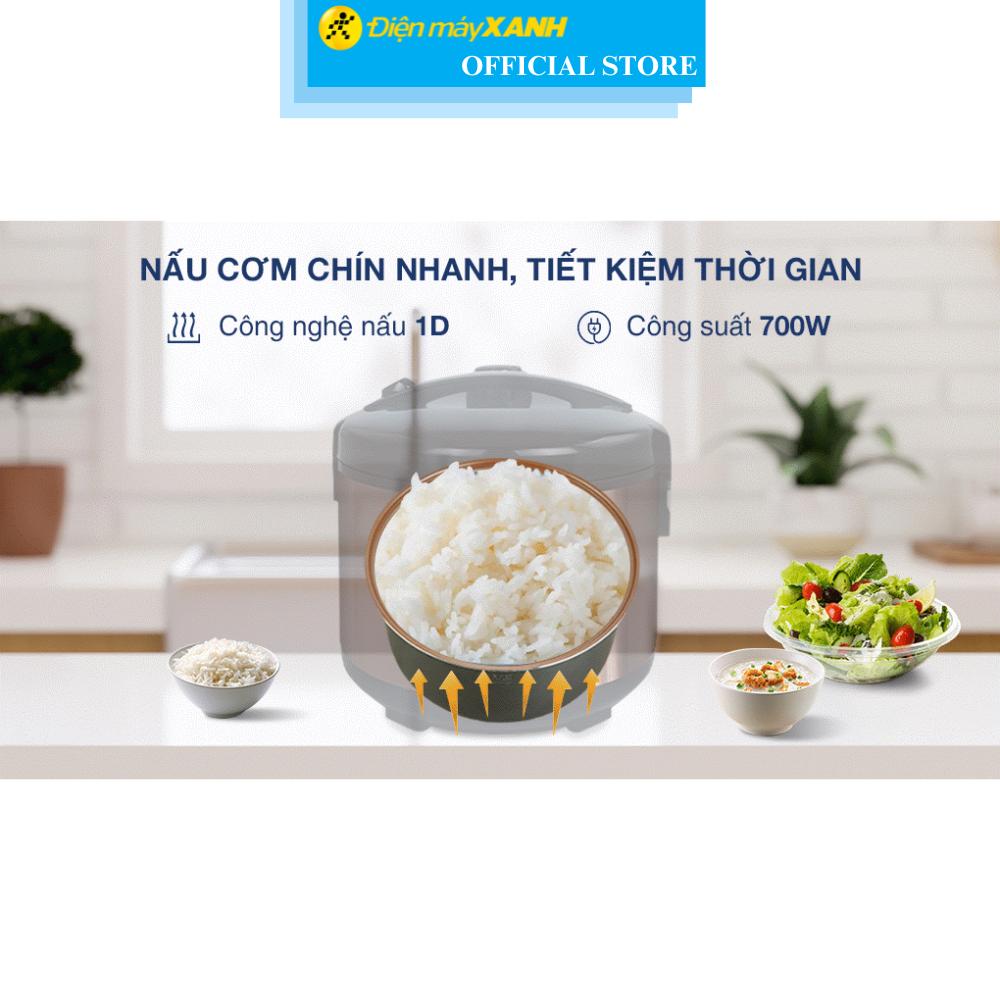 Nồi cơm nắp gài BlueStone 1.8 lít RCB-5520 Hàng Chính Hãng