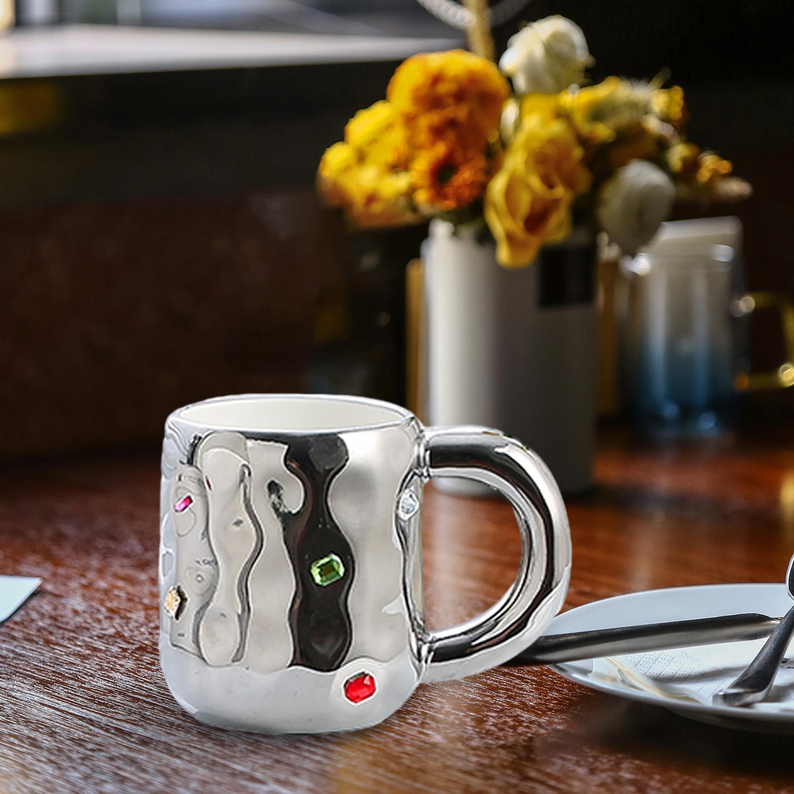 Ceramic Coffee Mug Milk Mug Cup Office Dorm Home Tea Cup Coffee Cup for Beverage Juice Breakfast Milk Valentines Day Birthday Gift