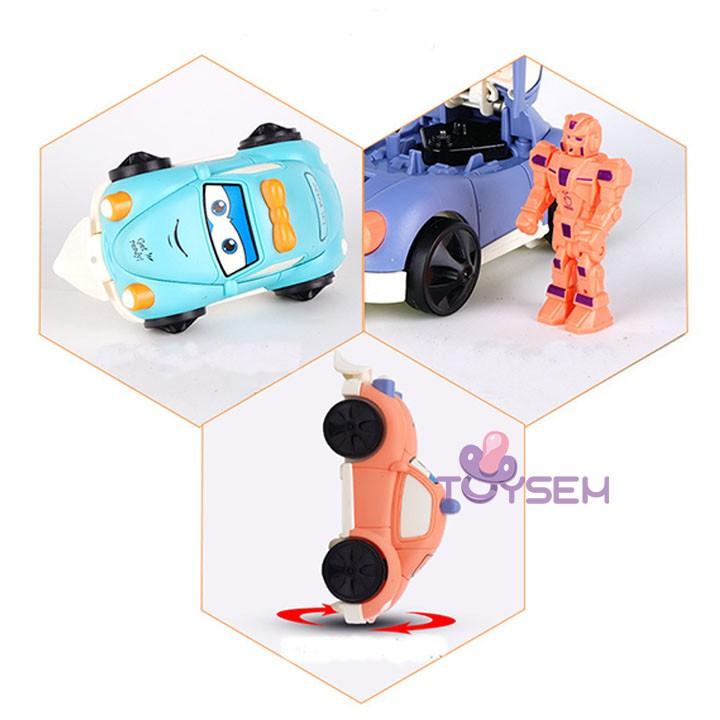 Đồ chơi trẻ em xe biến hình robot chạy trớN - Quà tặng sinh nhật cho bé