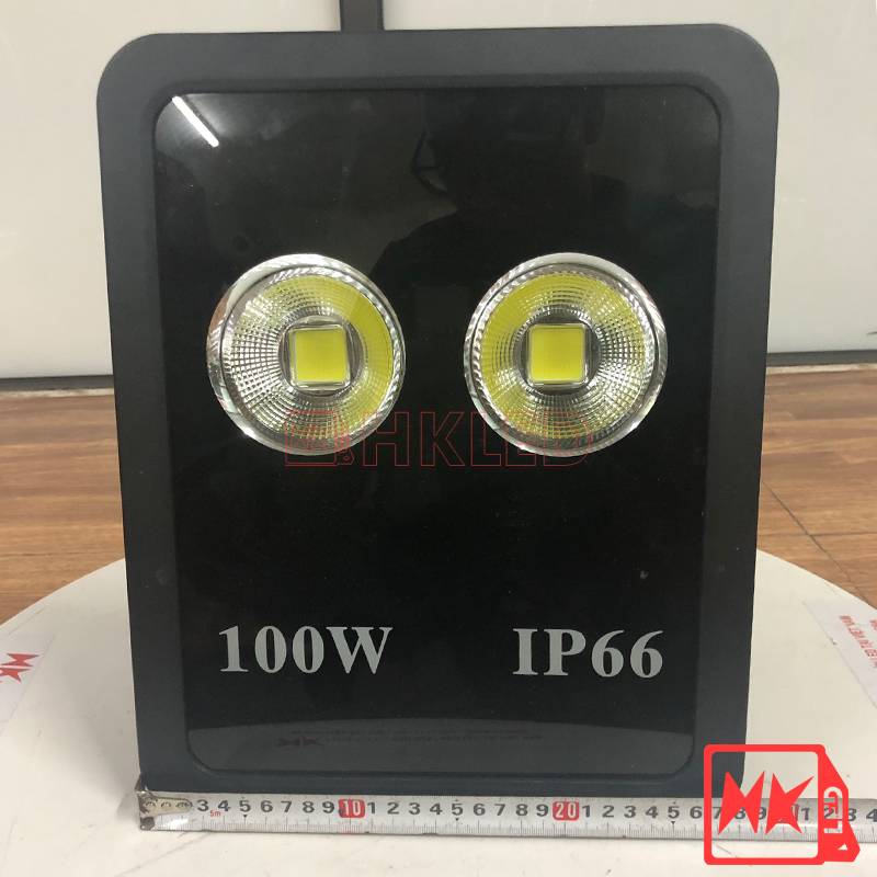 HKLED - Đèn pha tròn vuông LED ngoài trời 100W - IP65 - DPTV100