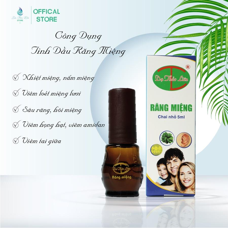 Tinh Dầu Răng Miệng Dạ Thảo Liên 5ml Thảo Dược Thiên Nhiên, Da Thao Lien Oral Essential Oil 100% natural 5ml